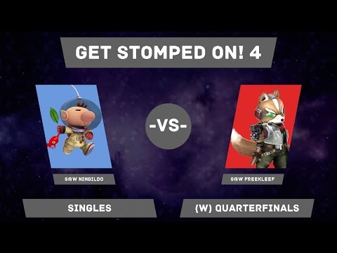 GSO4 PM - S@W | Ningildo (Olimar, Roy) vs S@W | Freekleef (Fox) | Singles (W) Quarterfinals