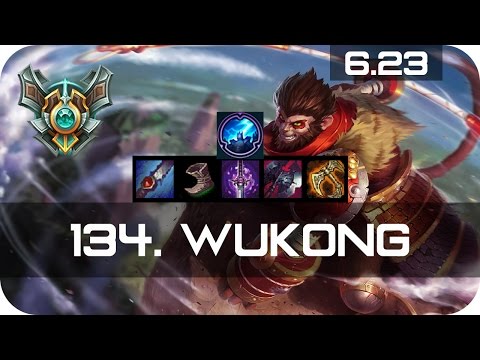 Wukong Jungle vs Graves Master Preseason 7 Season 7 s7 Patch 6.23 2017 Gameplay Guide Build