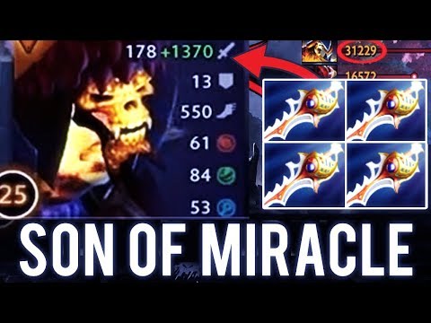 SON OF MIRACLE - Amazing Carry Clinkz 1500 Damage Little Invisible Monster Dota 2
