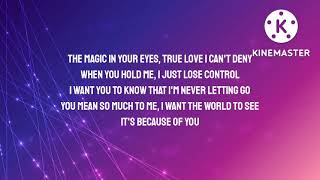 Kyla - Because of You (Lyric Video)