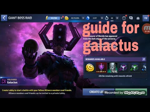Guide for galactus - marvel future fight