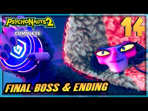 14 | PSYCHONAUTS 2 Gameplay Walkthrough - Final Boss Maligula & Ending | PC Xbox Playstation 5