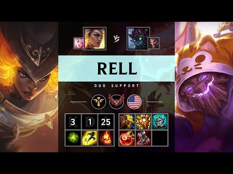 Rell Support vs Maokai: Killing spree - NA Grandmaster Patch 14.24