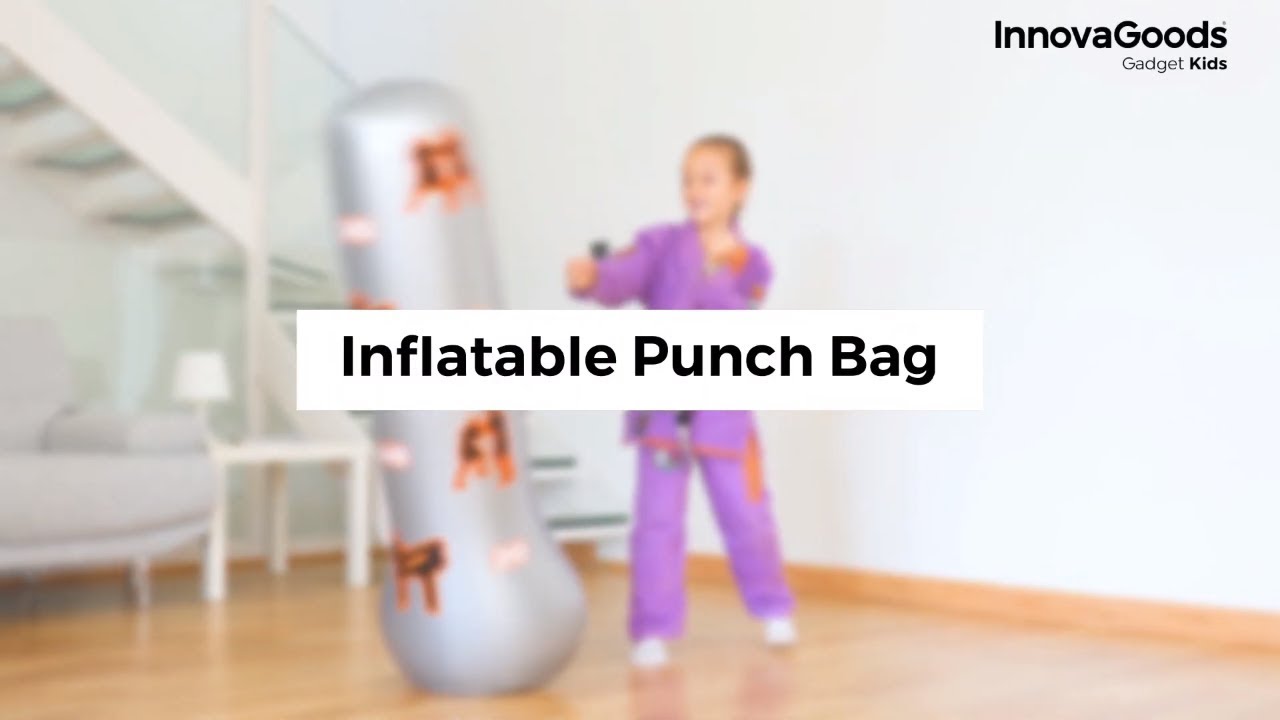 Vaikiškas pripučiamas bokso krepšys su stovu InnovaGoods Gadget Kids