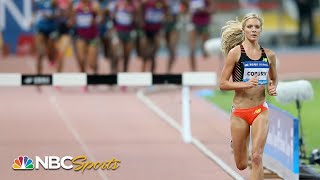 Emma Coburn, not a pace-maker, demolishes steeplechase field in Shanghai | NBC Sports