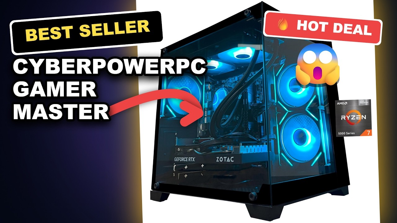 CyberPowerPC Gamer Master Review: Is This AMD Ryzen 7 RTX 5060 Ti PC Worth It? review video