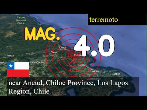 😱🚨  Terremoto cerca de Ancud, Provincia de Chiloé, Región de Los Lagos, Chile actualizaciones en viv