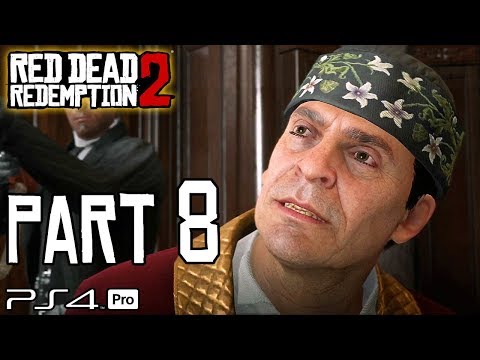 RED DEAD REDEMPTION 2 Walkthrough PART 8 (PS4 Pro) No Commentary @ 1440p HD ✔