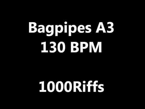 Bagpipes A3 Metronome : 130 BPM - Beats Per Minute