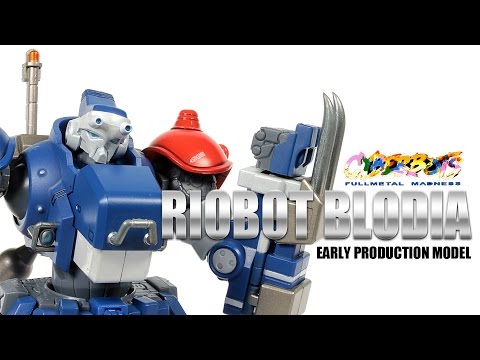 Sentinel Riobot Blodia Early Production Model Red Shoulder review Capcom Cyber Bots