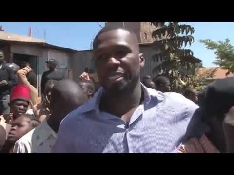 OCTOPIZZO Hosts 50 Cent In Kibera [ItsNambaNaneTV]