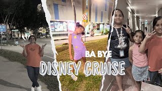 We checked out of the Disney Cruise|Farewell Day|Singapore Travel Vlog Episode 6