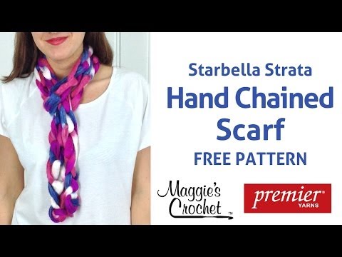 3 Minute Starbella Strata Hand Chained Scarf - Right Handed