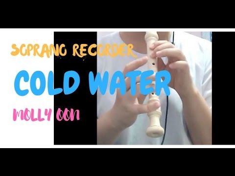Cold Water - Major Lazer ft. Justin Bieber, MØ | Soprano Recorder Cover