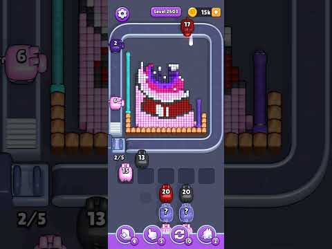 Pixel Flow Level 2603 Walkthrough
