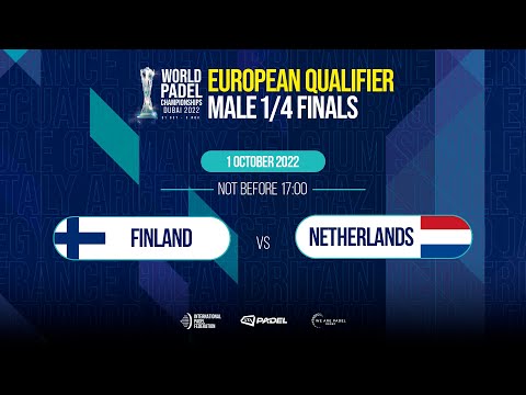 European Qualifier Male - Quarter Finals - Finland vs Netherlands - World Padel Championships part 2