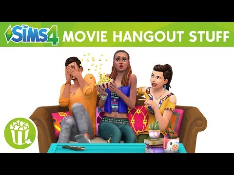  The Sims 4 - Movie Hangout Stuff - Origin PC [Online Game Code]  : Video Games