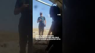 Download lagu Israeli settler attacks Palestinian mother and child in Masafer Yatta mp3
