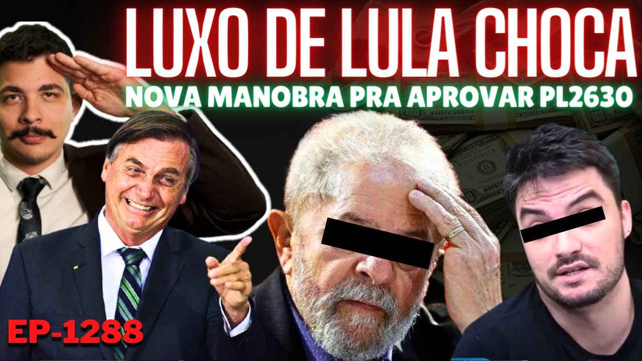 LUXO de Lula CHOCA Jornalistas + NOVA Manobra pra APROVAR PL2630 + Gula do PT e Ajuda de na CPMI 8/1