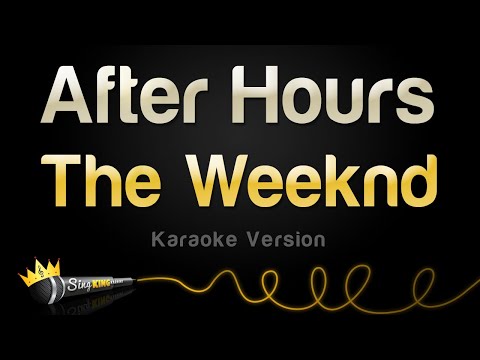 The Weeknd - After Hours (Karaoke Version)