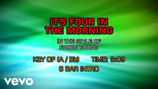 Download lagu Faron Young - It's Four In The Morning (Karaoke) mp3