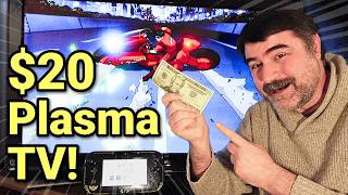 PLASMA TVs are the WII U of Retro Displays (I Got Mine For $20!)