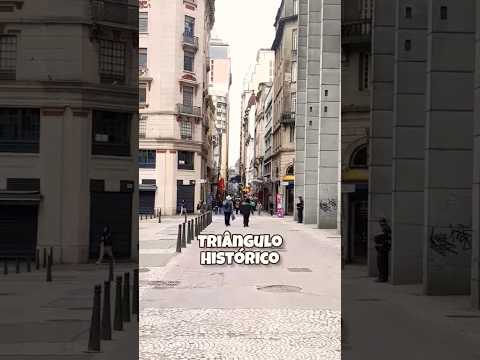 O Triângulo Histórico de São Paulo, Largo São Bento, Pateo do Collegio e Largo São Francisco. #sp