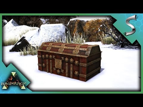 HUNTING FOR SECRET TREASURE CHESTS! BEST WAY TO GET OP LOOT! - Ark: RAGNAROK [DLC Gameplay E24]