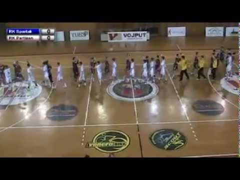 11.04.2015. RK Spartak- RK Partizan - 1. poluvreme