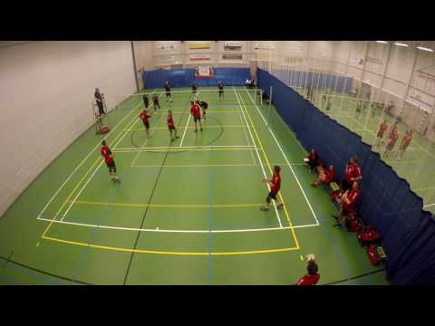 1e set Dos heren 1 - Invicta heren 2