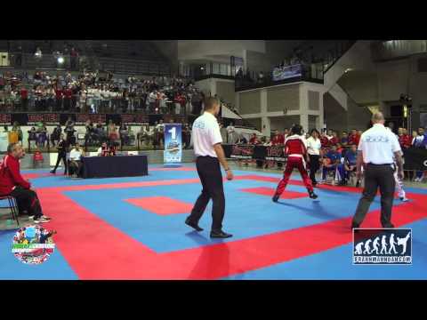 Martina Lanzilao ITA v Ceren Bingom TUR Junior WAKO World Championships 2014