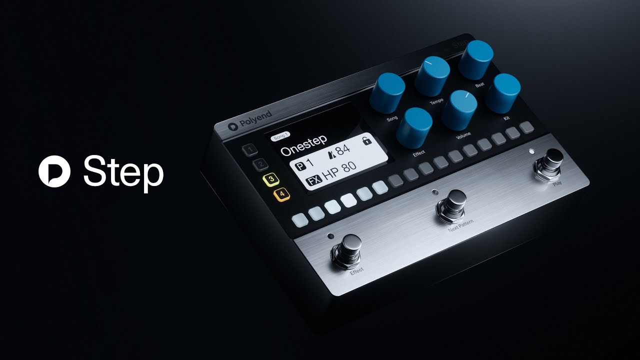 Polyend STEP Pedal-Format Drum Machine