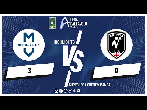 Valsa Group Modena vs. Sonepar Padova - Superlega Credem Banca VBTV Match Highlights