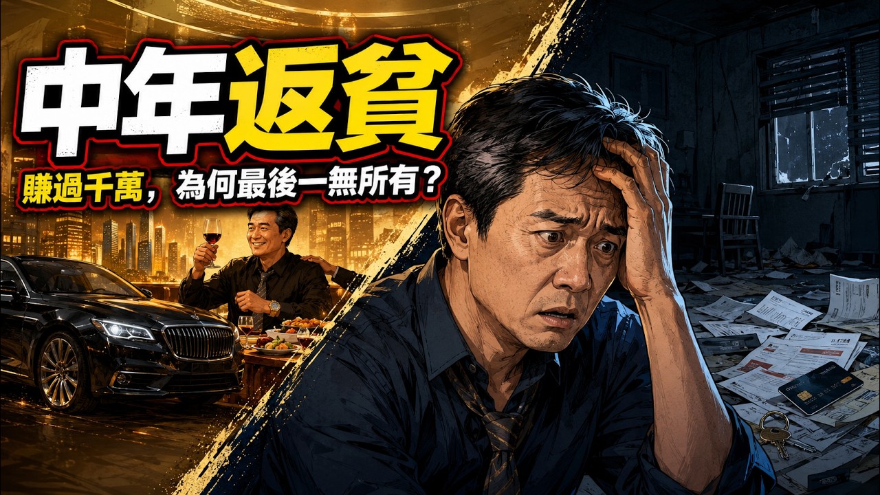 賺錢靠本事，守錢靠認知：中年人最殘酷的一課｜財經｜經濟｜金融｜投資｜理財｜財富｜商業｜商業思維｜創業｜錢｜搞錢｜幹貨分享