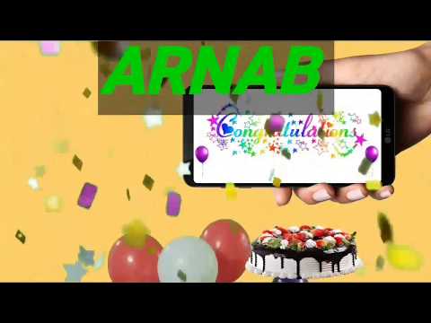Happy birthday arnab video | happy birthday arnab status