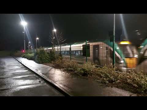 Irish rail 22000 class ICR arrives into Carlow for Waterford Plunket