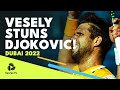 Vesely STUNS Djokovic To End Reign At World No. 1! | Dubai 2022 highlights