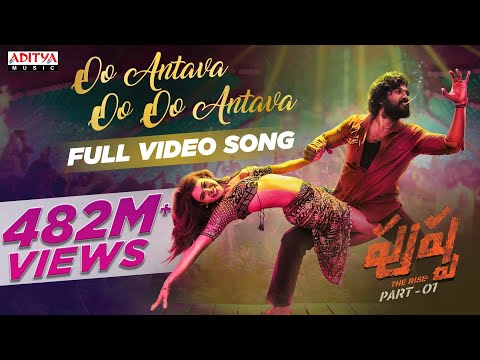 Oo Antava..Oo Oo Antava (Telugu) Full Video Song | Pushpa Songs | Allu Arjun| DSP |Sukumar |Samantha