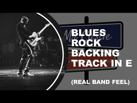 Real band feel - Blues Rock Backing Track in E  Johnny Winter style