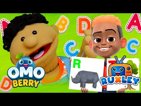 Ruxley's ABC Phonics Song | OmoBerry & Friends | ABC Song Nursery Rhymes + Alphabet Song + Letters