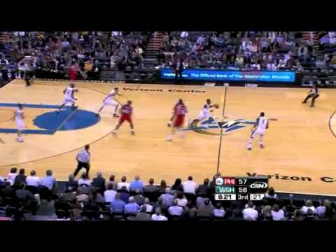 John Wall steal and slam from his DC debut vs 76ers