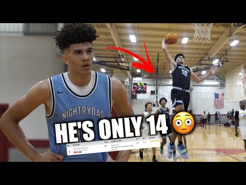 6'8 14 Year Old Cameron Boozer IS LEGIT!! Full Tip-Off Classic Highlights