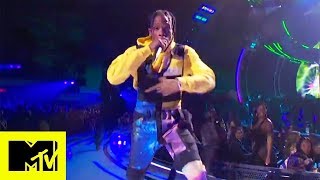 Travis Scott Performs &quot;Stargazing ft. James Blake&quot;, &quot;Sick Mode&quot; &amp; More | MTV VMA | Live Performance