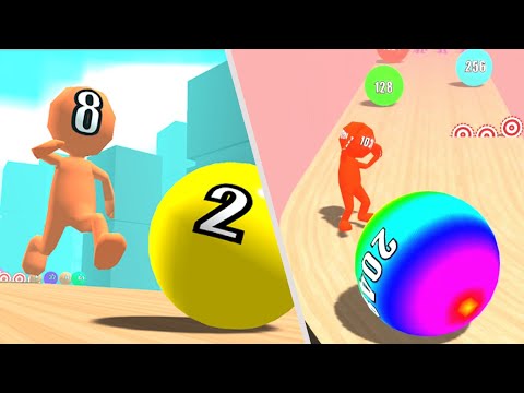 Crazy Ball 2048: 3D Merge Ball All Levels Gameplay Walkthrough Android, IOS (Levels 1-5)