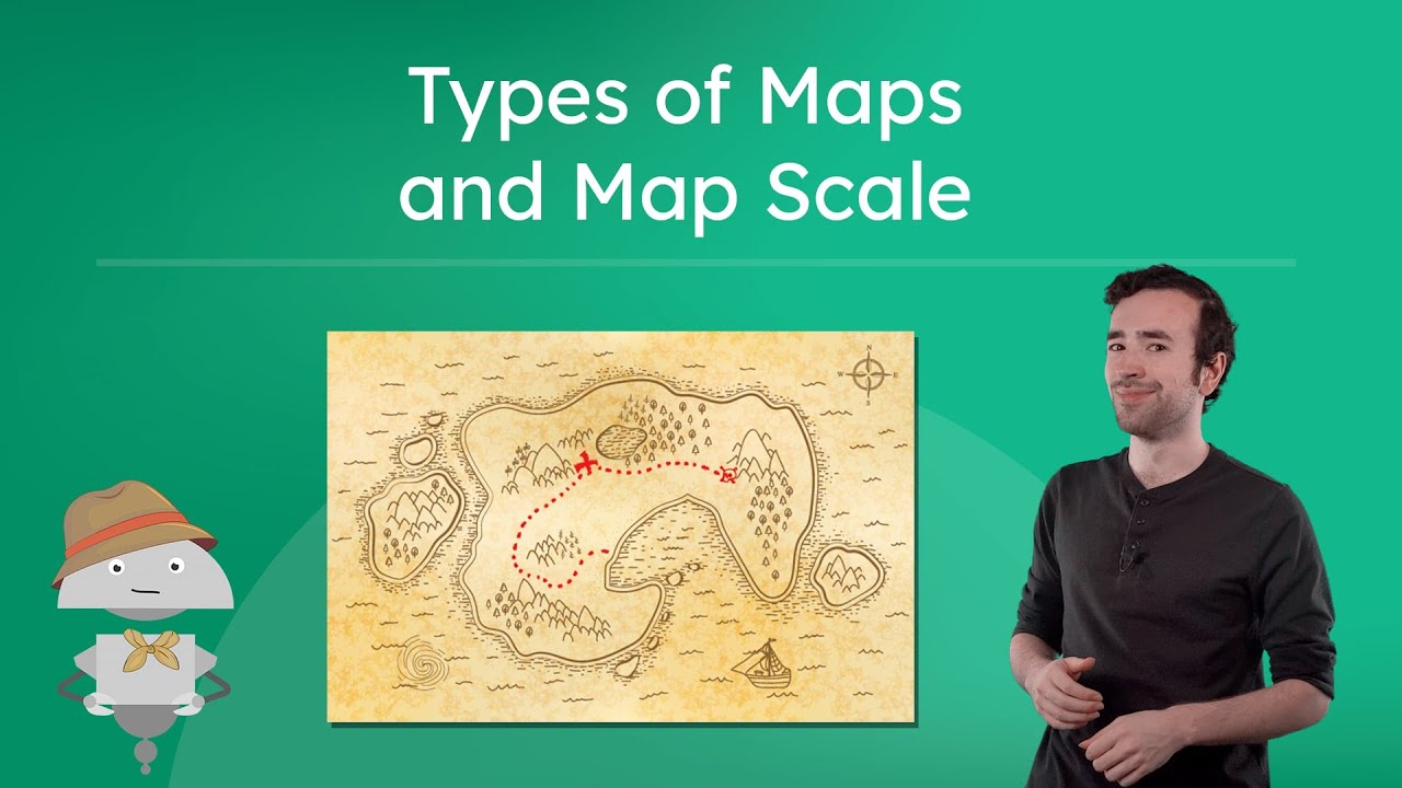 Types of Maps and Map Scale - Beginning Social Studies 2 for Kids!