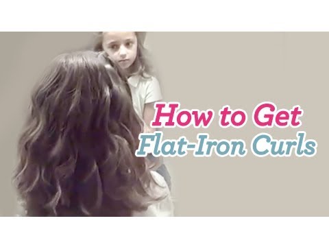 How to Get Flat-Iron Curls | Curly Hair | Cute Girls Hairstyles
