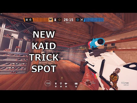NEW KAID TRICK SPOT IN CHALET #R6S #R6tips