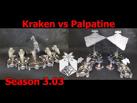 Star Wars Armada "Kraken Papa Jokes" Kraken vs Palpatine - ION Radio Battle Report