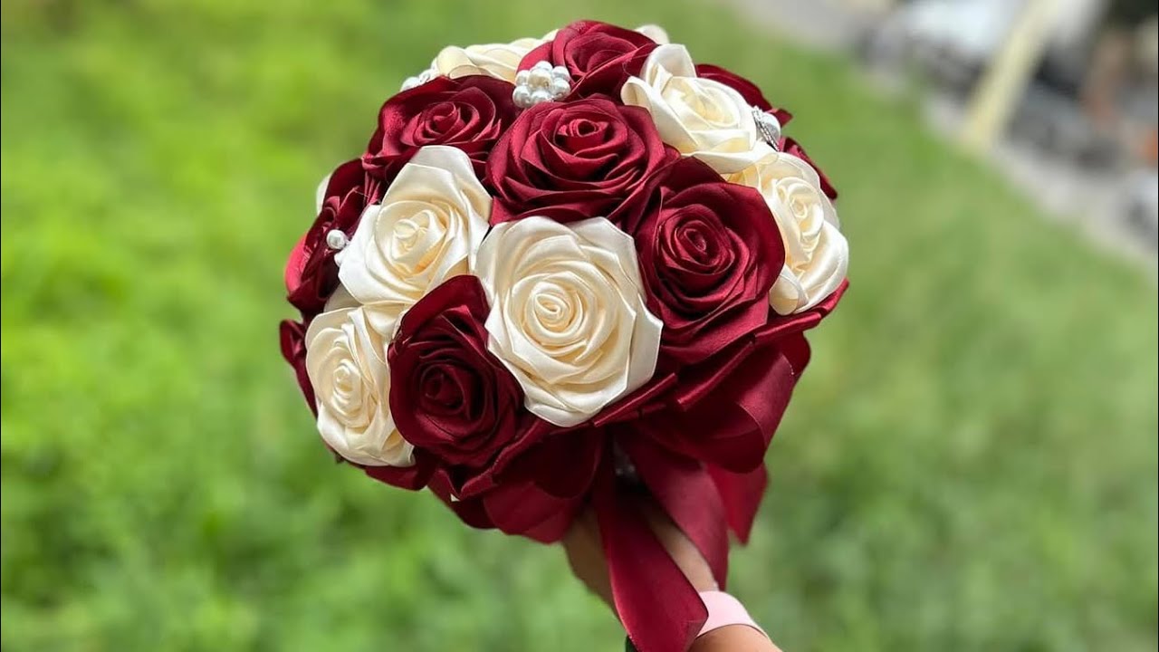 Make Money | Tutorial on How to Make a Bouquet of Eternal Roses for a Wedding (15 Years) #foryou
