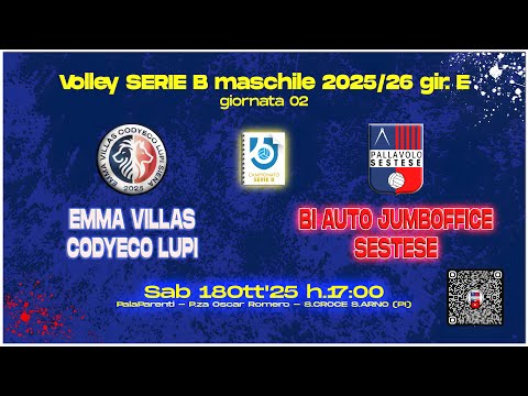 Volley [B] Emma Villas Codyeco Lupi  BI-AUTO JUMBOFFICE SESTESE